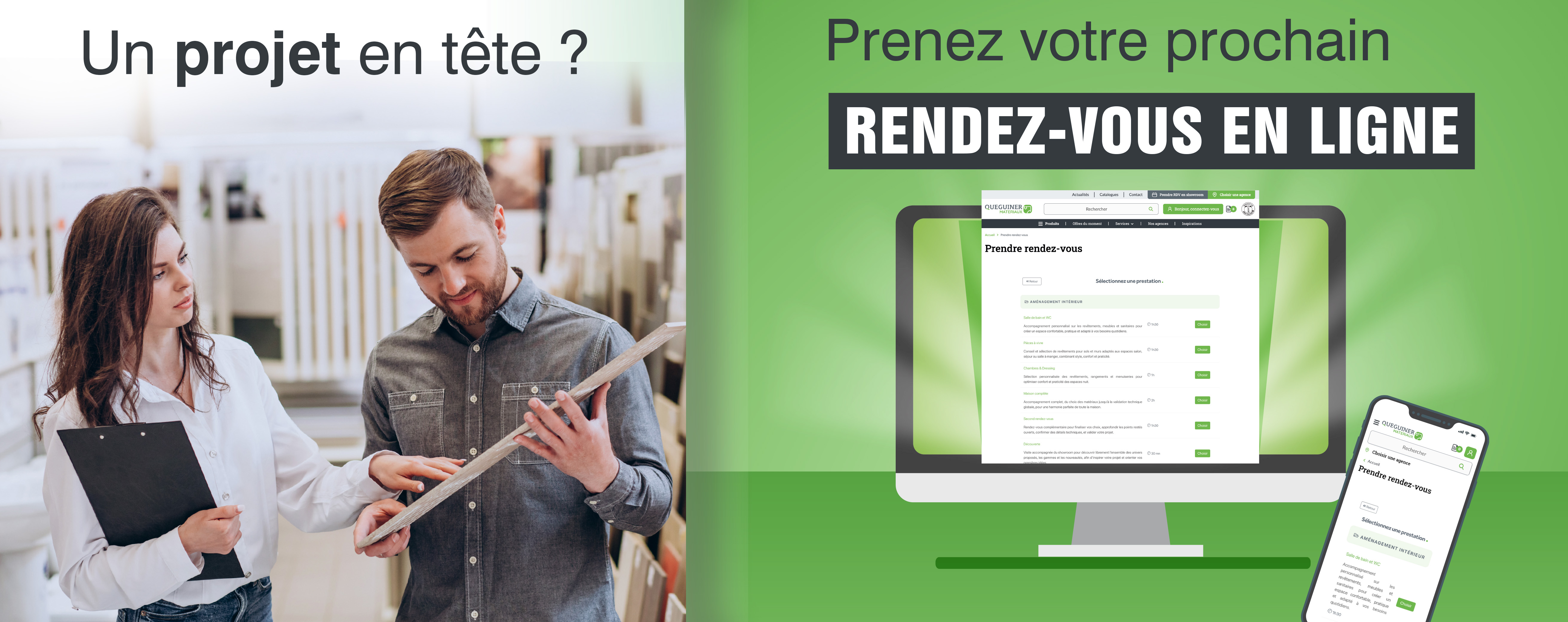 Prenez votre prochain rendez-vous en ligne : c'est nouveau, simple et très rapide !